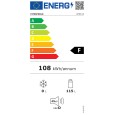 Lodówka samochodowa VFD115 Vitrifrigo naklejka energia