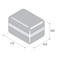 Lodówka samochodowa VF55P Vitrifrigo wymiary