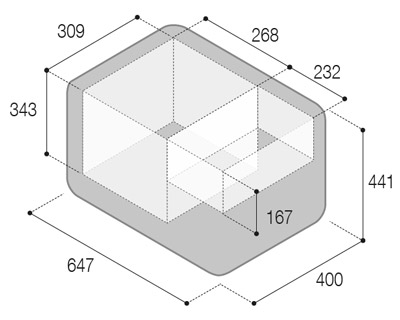 Wymiary lodówki samochodowej VFP40